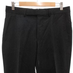 Ermenegildo Zegna スリム トラウザーズ パンツ ウール 46 ダークグレー /UO