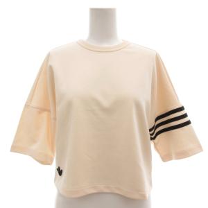 美品 Adicolor Neuclassics Tシャツ カットソー クルーネック スリーストライプス
