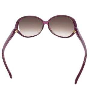 GUCCI ラブリーハート サングラス バタフライ セルフレーム 6213 パープル GG3525 /UO