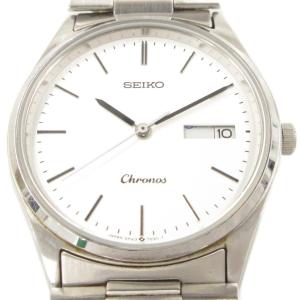 クロノス 腕時計 5H23-7D40 アナログウォッチ クォーツ カレンダー シルバーカラー /AE