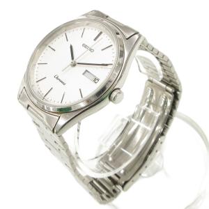 SEIKO クロノス 腕時計 5H23-7D40 アナログウォッチ クォーツ カレンダー シルバーカラー /AE