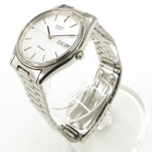 SEIKO クロノス 腕時計 8123-7080 アナログウォッチ クォーツ カレンダー シルバーカラー /AE