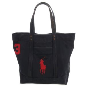 トートバッグ キャンバス ビックポニー ネイビー /UO AA