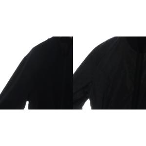 LOUIS VUITTON モノグラム リバーシブル ライトボンバー ブルゾン L ブラック 1AAT6M