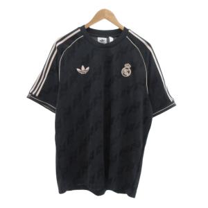 タグ付き レアル・マドリード LFSTLR ジャージー Tシャツ 半袖 トレフォイル 3XL ダークグレー