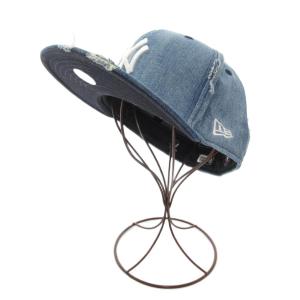 NEW ERA 59FIFTY Damaged Series ニューヨークヤンキース キャップ 帽子 ウォッシュドデニム