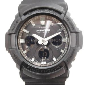 腕時計 アナデジウォッチ 電波ソーラー 黒 ブラック GAW-100B-1AJF /AE