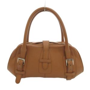 LOEWE センダ ハンドバッグ レザー 茶 ブラウン 060307 /UO AA