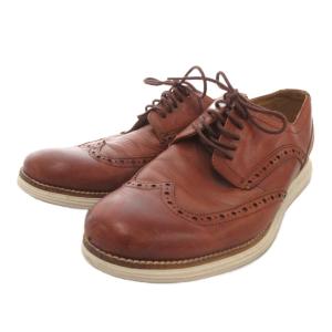 オリジナルグランド ウィングチップ オックスフォード スニーカー 革靴 レザー 8.5 茶 ブラウン /FF