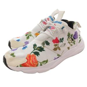 フューリーライト ローズ スニーカー シューズ 花柄 ローカット 23cm マルチカラー V63575