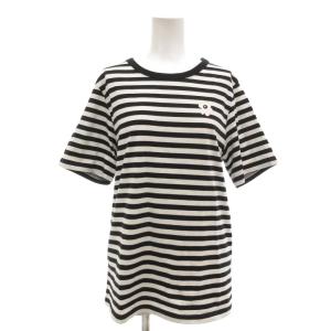 VIHNE TASARAITA UNIKKO ウニッコ Tシャツ カットソー ボーダー 半袖 XXS 白