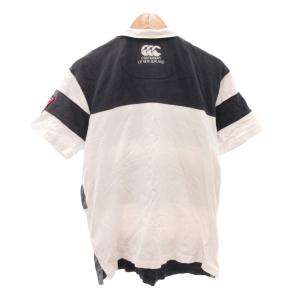 CANTERBURY ラガーシャツ ポロシャツ ロゴ ボーダー 半袖 L マルチカラー /AE