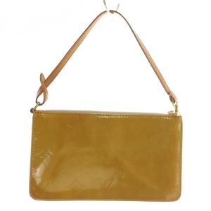 LOUIS VUITTON モノグラム ヴェルニ レキシントン ハンドバッグ ポーチ ジョーヌ M91010