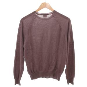 GUCCI ニット セーター クルーネック 長袖 M 紫 パープル /AE AA