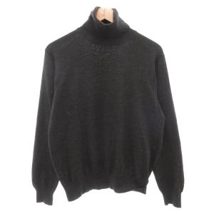 ニット セーター タートルネック 長袖 S ダークグレー /AE AA