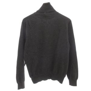 GUCCI ニット セーター タートルネック 長袖 S ダークグレー /AE AA