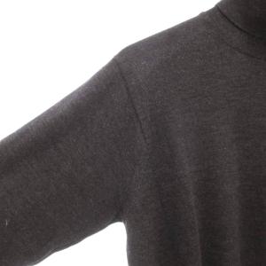 GUCCI ニット セーター タートルネック 長袖 S ダークグレー /AE AA