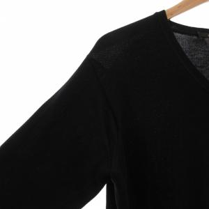 GUCCI ニット セーター Vネック 長袖 S 黒 ブラック /AE AA