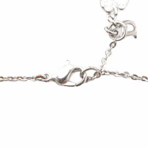 Dior ネックレス ロゴ ハートモチーフ ストーン シルバーカラー /AE AA