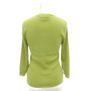 GALERIE VIE 美品 3点セット 20SS ギザコットンリブ クルーネックカーディガン ニット 長袖 S 水色 ライトブルー