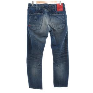 DENHAM CROSS BACK CARROT FIT 320本限定 デニムパンツ ジーンズ W28 L32 ブルー系