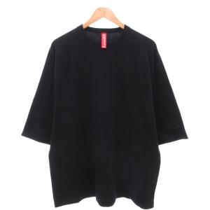 ビームス Tシャツ ルーズフィット クルーネック 7分袖 M 紺 ネイビー /AE