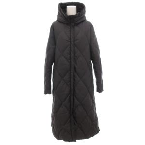18AW フーデッドダウンコート 36 ブラック