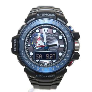 CASIO G-SHOCK GULFMASTER 腕時計 タフソーラー ラバーバンド アナログ 3針 デイト