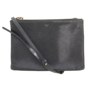 トリオ ショルダーバッグ ブラック