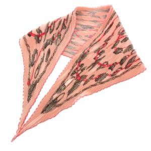 ALLIANCES DU MONDE カレ プリーツ 世界の指輪 シルク ピンク