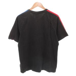 adidas TRICOL 2 Tシャツ 半袖 L 黒 ブラック トリコロール トレフォイルロゴ 3本線 GQ8920