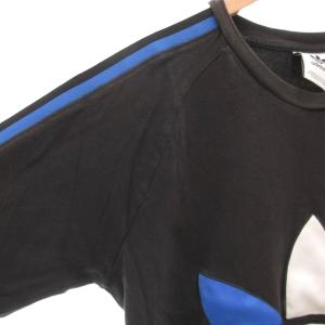 adidas TRICOL 2 Tシャツ 半袖 L 黒 ブラック トリコロール トレフォイルロゴ 3本線 GQ8920