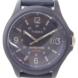 ACADIA EXPEDITION 腕時計 アナログウォッチ ソーラー カレンダー 紺 ネイビー TW4B18900