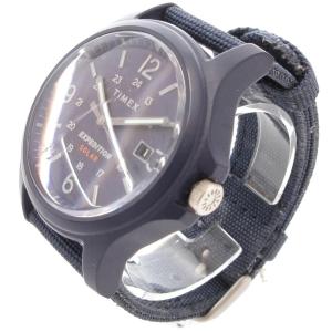TIMEX ACADIA EXPEDITION 腕時計 アナログウォッチ ソーラー カレンダー 紺 ネイビー TW4B18900