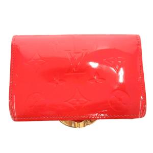モノグラム ヴェルニ ポルトフォイユ ヴィエノワ 二つ折り財布 ウォレット M93528 赤 レッド /FF