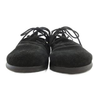 BIRKENSTOCK モンタナ レースアップシューズ エナメルレザー スエード 28cm ブラック /UO