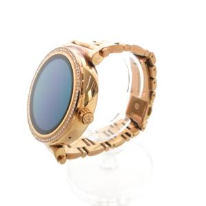 MICHAEL KORS スマートウォッチ デジタル腕時計 DW5B ステンレス ラインストーン ローズゴールドカラー MKT5022