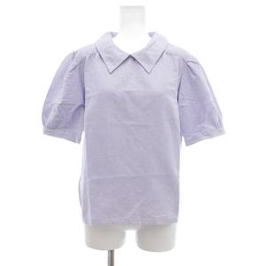 TBD3 CHEMISE ブラウス 半袖 36 パープル /UO