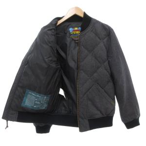 Eddie Bauer EddieBauer BAUER DOWN ダウンジャケット ブルゾン キルティング S ダークグレー /AE