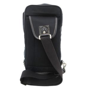 TAKEO KIKUCHI ボディバッグ ワンショルダー ロゴ ナイロン 黒 ブラック /AE