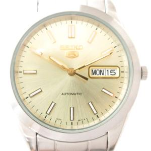 5 ファイブ 腕時計 アナログウォッチ 自動巻き 裏スケ シルバーカラー 7S26-0420 /AE