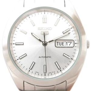 5 ファイブ 腕時計 アナログウォッチ 自動巻き 裏スケ シルバーカラー 7S26-0420 /AE