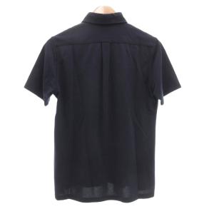 FRED PERRY ボタンダウン ポロシャツ BD 半袖 L 紺 ネイビー ロゴ刺繍 FZ1395 /UO