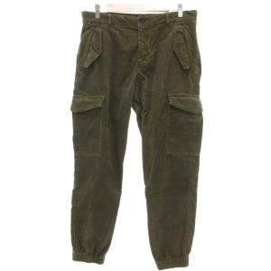 カーゴパンツ コーデュロイ ストレッチ 32 30 カーキ系 /UO