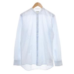 バンドカラーシャツ 46 ライトブルー