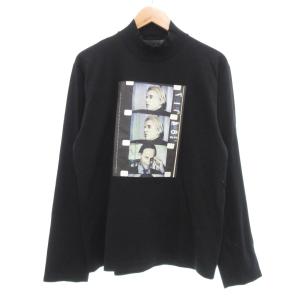 JONAS MEKAS Tシャツ 長袖 3 黒 ブラック アンディーウォーホール フィルム プリント /UO