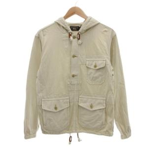 コットン アノラックパーカー プルオーバージャケット XXS クリームカラー /UO