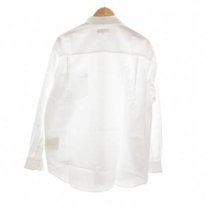 COMME des GARCONS HOMME 24FW LOGO ブラウス S ホワイト AD2024 HN-B102-051