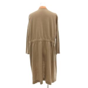 Diagram GRACE CONTINENTAL ロングカーディガン 36 茶 ブラウン スカーフ柄切替 /UO