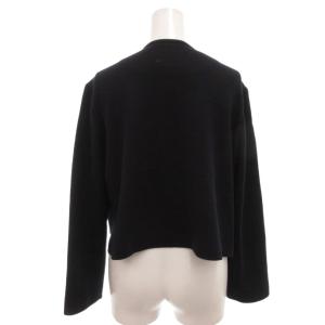 Paul Stuart ダブルカノコジャージ ジャケット ウール 6 紺 ネイビー ノーカラー K1E42-431-28 /FF